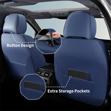 Load image into Gallery viewer, Coverado Car Front and Back Seat Covers Set Premium Leatherette Water Resistant Seat Protectors Universal Fit