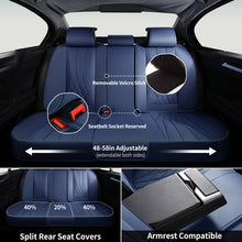 Load image into Gallery viewer, Coverado Car Front and Back Seat Covers Set Premium Leatherette Water Resistant Seat Protectors Universal Fit