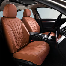 Load image into Gallery viewer, Coverado Car Front and Back Seat Covers Set Premium Leatherette Water Resistant Seat Protectors Universal Fit