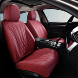 50% OFF🔥🔥 Coverado Car Front Seat Covers 2-Seat Premium Leatherette Water Resistant Seat Protectors Universal Fit