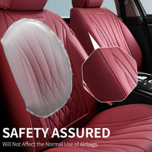 Load image into Gallery viewer, Coverado Car Front and Back Seat Covers Set Premium Leatherette Water Resistant Seat Protectors Universal Fit
