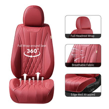 Load image into Gallery viewer, Coverado Car Front Seat Covers 2-Seat Premium Leatherette Water Resistant Seat Protectors Universal Fit