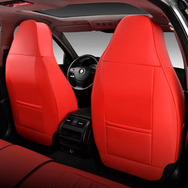 Coverado Full Set Seat Covers 5 Seats Front and Back Premium Faux Leather Seats Universal Fit