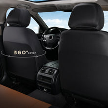 Load image into Gallery viewer, Coverado Front and Back Seat Covers for Cars PU Leather &amp; Fabric Material Breathable Comfort Auto Seats Universal Fit
