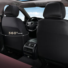 Load image into Gallery viewer, Coverado Front and Back Seat Covers for Cars PU Leather &amp; Fabric Material Breathable Comfort Auto Seats Universal Fit
