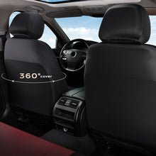 Load image into Gallery viewer, Coverado Front and Back Seat Covers for Cars PU Leather &amp; Fabric Material Breathable Comfort Auto Seats Universal Fit