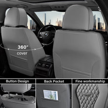 Load image into Gallery viewer, Coverado Front and Back Seat Covers for Cars Premium Leatherette Auto Seat Protectors Water Resistant Universal Fit