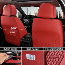 Load image into Gallery viewer, Coverado 2 Seats Driver Passenger Premium Leather Front Car Seat Covers Luxury Auto Seat Protectors Universal Fit