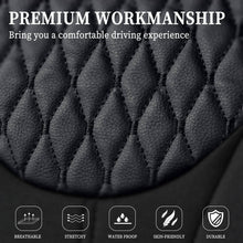 Load image into Gallery viewer, Coverado Full Set Car Seat Covers PVC Front and Back Seat Covers 11 Pieces Universal Fit