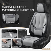 Load image into Gallery viewer, 5 Seats Coverado Car Seat Covers for Cars Front and Rear Full Set with Lumbar Support Premium Leather Waterproof Auto Seat ProtectorsUniversal Fit