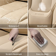 Load image into Gallery viewer, 2 Seats Coverado Front Driver and Passenger Car Seat Covers Premium Leather Auto Seat Protectors Water Resistant Universal Fit