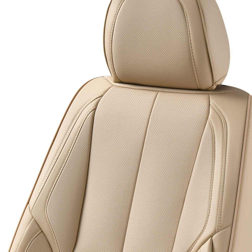 2 Seats Coverado Front Driver and Passenger Car Seat Covers Premium Leather Auto Seat Protectors Water Resistant Universal Fit