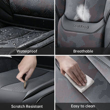 Load image into Gallery viewer, 2 Seats Coverado Front Driver and Passenger Car Seat Covers Premium Leather Auto Seat Protectors Water Resistant Universal Fit