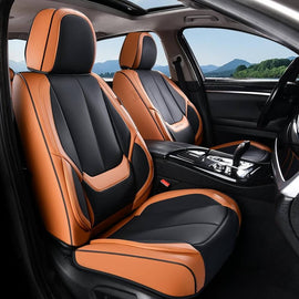 50% OFF🔥🔥2 Seats Coverado Front Driver and Passenger Car Seat Covers Premium Leather Auto Seat Protectors Water Resistant Universal Fit