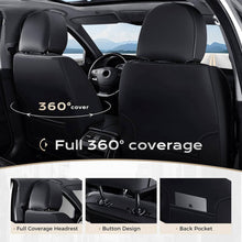 Load image into Gallery viewer, 2 Seats Coverado Front Driver and Passenger Car Seat Covers Premium Leather Auto Seat Protectors Water Resistant Universal Fit