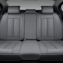 Load image into Gallery viewer, Coverado Rear Seat Covers Faux Leather Back Seat Protectors Velcro-Adjusted Universal Fit