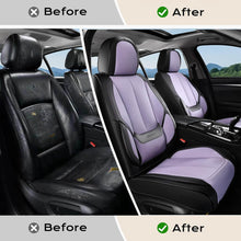 Load image into Gallery viewer, Coverado 2 Seats Front Driver and Passenger Car Seat Covers Premium Leather Auto Seat Protectors Water Resistant Universal Fit