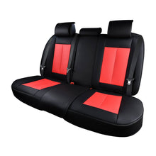 Load image into Gallery viewer, Coverado Rear Seat Covers SCU003 Faux Leather Back Seat Protectors Velcro-Adjusted Universal Fit