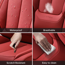 Load image into Gallery viewer, 2 Seats Coverado Front Driver and Passenger Car Seat Covers Premium Leather Auto Seat Protectors Water Resistant Universal Fit