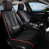 2 Seats Coverado Front Driver and Passenger Car Seat Covers Premium Leather Auto Seat Protectors Water Resistant Universal Fit