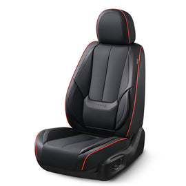 2 Seats Coverado Front Driver and Passenger Car Seat Covers Premium Leather Auto Seat Protectors Water Resistant Universal Fit