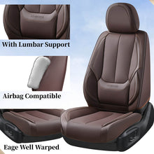 Load image into Gallery viewer, Coverado 2 Seats Front Driver and Passenger Car Seat Covers Premium Leather Auto Seat Protectors Water Resistant Universal Fit