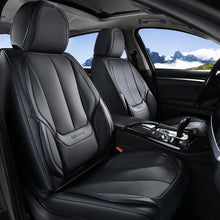 Load image into Gallery viewer, Coverado Front and Back Seat Covers Premium Faux Leather Water Resistant Universal Fit