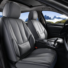 Load image into Gallery viewer, Coverado Front and Back Seat Covers Premium Faux Leather Water Resistant Universal Fit