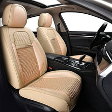 Load image into Gallery viewer, Coverado All Beige Seat Covers Tan Color Driver and Passenger Car Seat Protectors Auto Universal Fit