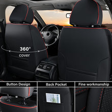 Load image into Gallery viewer, Coverado Car Seat Cover 5 Seats Full Set Stylish Breathable Faux Leather Universal Fit