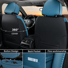 Load image into Gallery viewer, Coverado Car Seat Cover 5 Seats Full Set Stylish Breathable Faux Leather Universal Fit