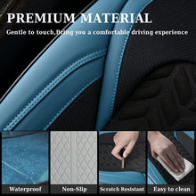 Load image into Gallery viewer, Coverado Car Seat Cover 5 Seats Full Set Stylish Breathable Faux Leather Universal Fit