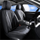 2 Seats Coverado Front Driver Passenger Premium Leather Front Car Seat Covers Water Resistant Luxury Auto Seat Protectors Universal Fit