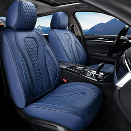 50% OFF🔥🔥2 Seats Coverado Front Driver Passenger Premium Leather Front Car Seat Covers Water Resistant Luxury Auto Seat Protectors Universal Fit