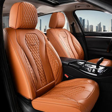 Load image into Gallery viewer, Coverado Front and Back Seat Covers for Cars Premium Leatherette Auto Seat Protectors Water Resistant Universal Fit