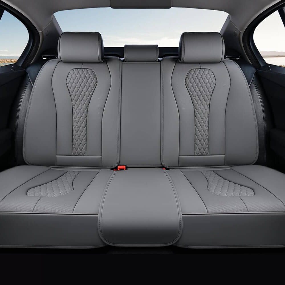 [Pre-sale] Coverado SCU018 Rear Seat Covers Car Back Seat Covers Waterproof Premium Leather Auto Seat Protector Universal Fit