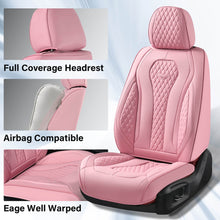 Load image into Gallery viewer, Coverado 2 Seats Front Driver Passenger Premium Leather Front Car Seat Covers Water Resistant Luxury Auto Seat Protectors Universal Fit