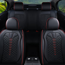 Load image into Gallery viewer, Coverado 5 Seats Faux Leather Front and Rear Seat Covers Full Set Water Resistant Universal Fit