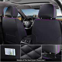 Load image into Gallery viewer, 5 Seats Coverado Car Leather Seat Covers Fashion Front and Rear Leatherette Full Set Water Resistant Universal Fit