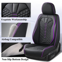 Load image into Gallery viewer, 5 Seats Coverado Car Leather Seat Covers Fashion Front and Rear Leatherette Full Set Water Resistant Universal Fit