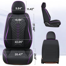 Load image into Gallery viewer, 5 Seats Coverado Car Leather Seat Covers Fashion Front and Rear Leatherette Full Set Water Resistant Universal Fit