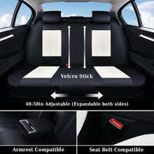 Load image into Gallery viewer, 5 Seats Coverado Car Leather Seat Covers Fashion Front and Rear Leatherette Full Set Water Resistant Universal Fit