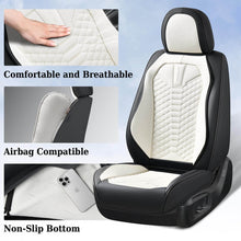 Load image into Gallery viewer, 5 Seats Coverado Car Leather Seat Covers Fashion Front and Rear Leatherette Full Set Water Resistant Universal Fit