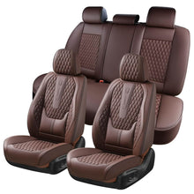 Load image into Gallery viewer, 5 Seats Coverado Auto Seat Covers Premium Leather Waterproof Full Set Front and Rear Car Seat Protectors Interior Accessories Universal Fit