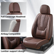 Load image into Gallery viewer, 5 Seats Coverado Auto Seat Covers Premium Leather Waterproof Full Set Front and Rear Car Seat Protectors Interior Accessories Universal Fit