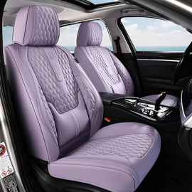 Seat Covers 2 Seats Coverado Front Driver Passenger Car Seat Covers Back Support Premium Leather Waterproof Auto Seat Protectors Universal Fit