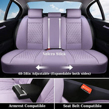 Load image into Gallery viewer, 5 Seats Coverado Auto Seat Covers Premium Leather Waterproof Full Set Front and Rear Car Seat Protectors Interior Accessories Universal Fit