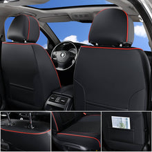 Load image into Gallery viewer, Coverado Front Seat Covers 2 Pieces Leather &amp; PE Technology Universal Fit