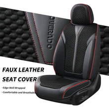 Load image into Gallery viewer, Coverado Front Seat Covers 2 Pieces Leather &amp; PE Technology Universal Fit