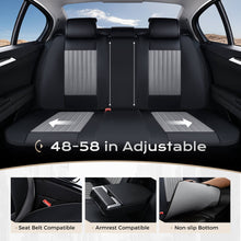 Load image into Gallery viewer, Coverado Leather Front and Back Seat Covers Fashion Water Resistant Auto Seat Protectors Universal Fit
